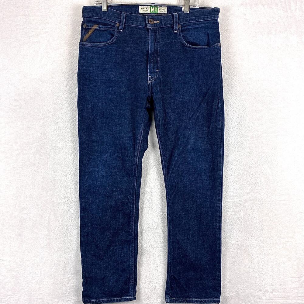 Ariat Jeans Mens 35x30 M1 Legacy Vintage Straight Leg Classic Workwear Western